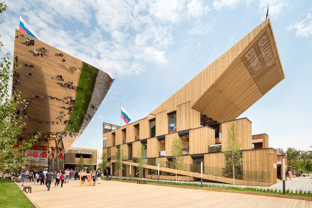 Exemplos Plastbau - Pavilhão da Estónia na Expo 2015
